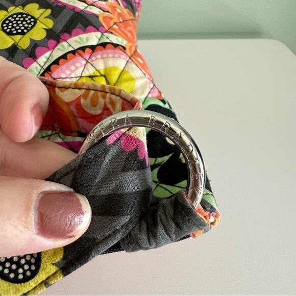 Vera Bradley Floral Ziggy Zinnia Iconic Hipster Crossbody Shoulder Bag Orange S - Picture 8 of 11